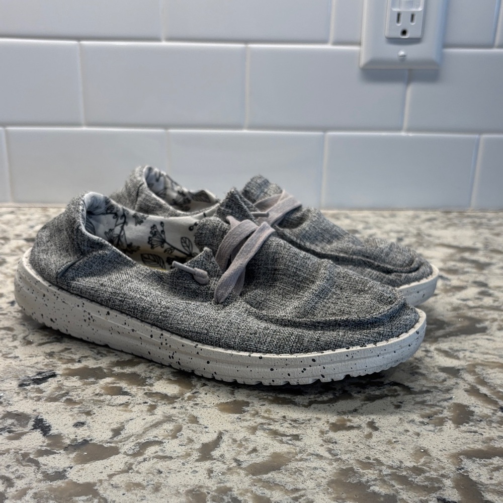 Hey Dude Women's Gray Casual Shoes